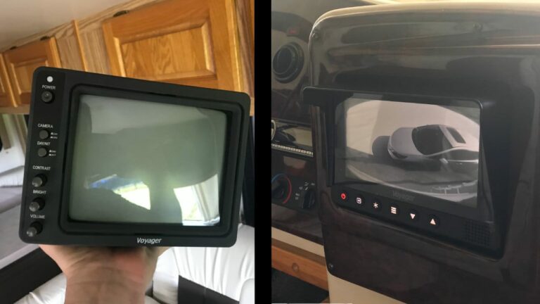 Replacing The Backup Camera Monitor On My Class A Motorhome