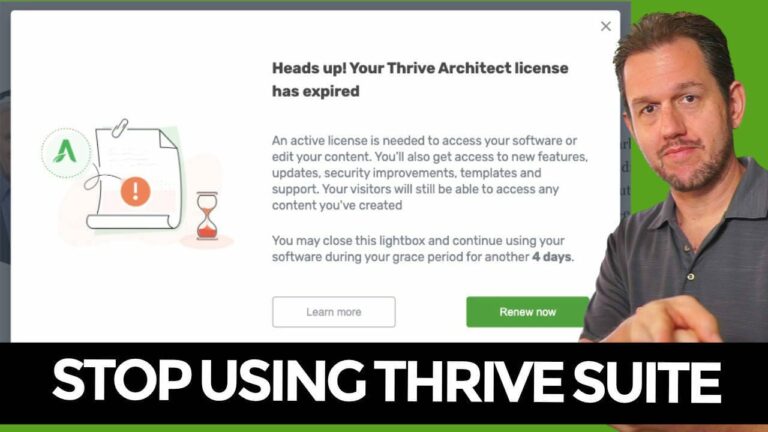 Thrive Themes is dead to me